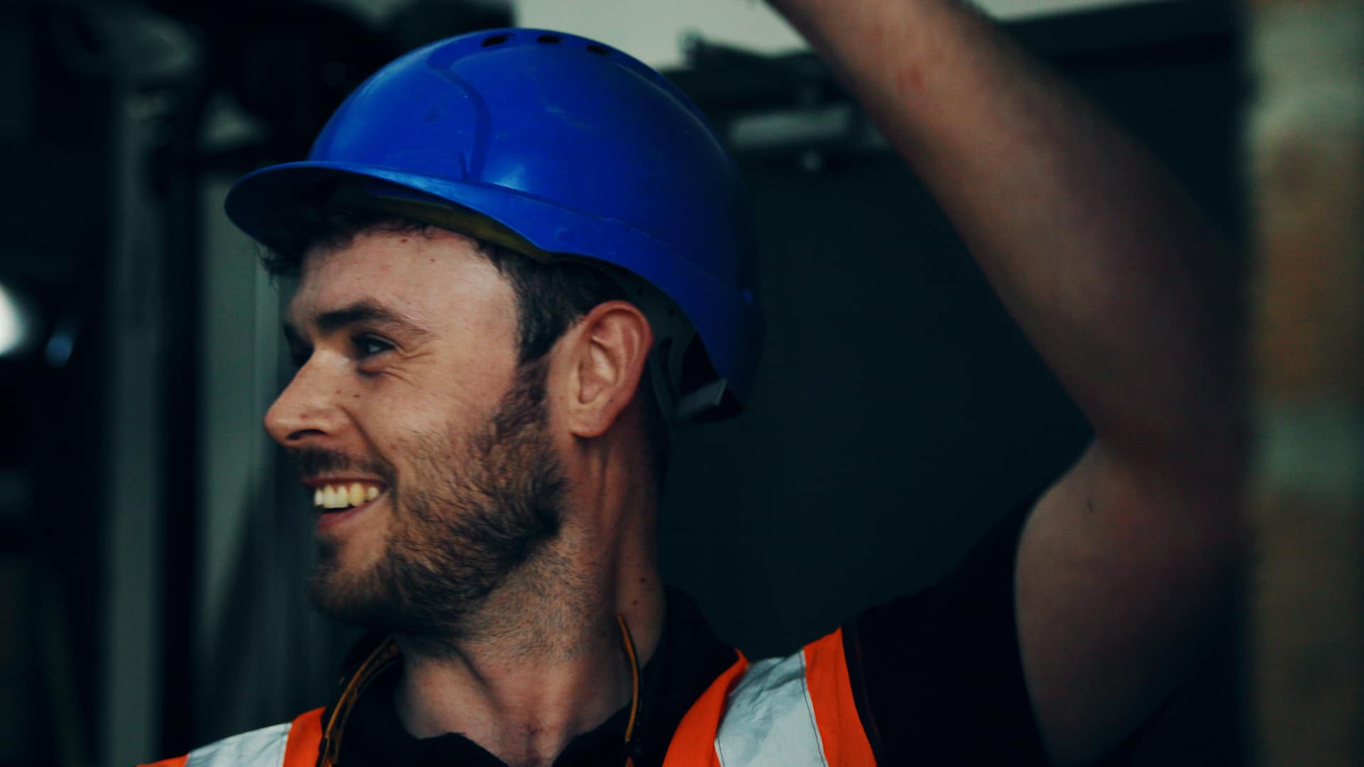 Engineering smiling on site